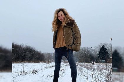Joanna Koroniewska w supermodnej kurtce za mniej niż 145 zł! Patrzymy też na jej buty w sam raz na zimę