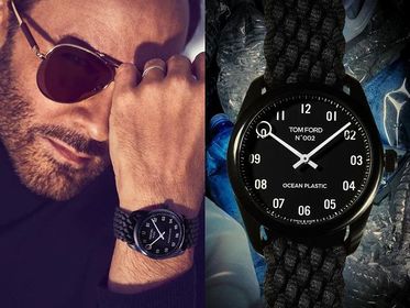Tom Ford zaprojektował zegarek z plastiku wydobytego z oceanu! Marka robi krok w kierunku zrównoważonej mody