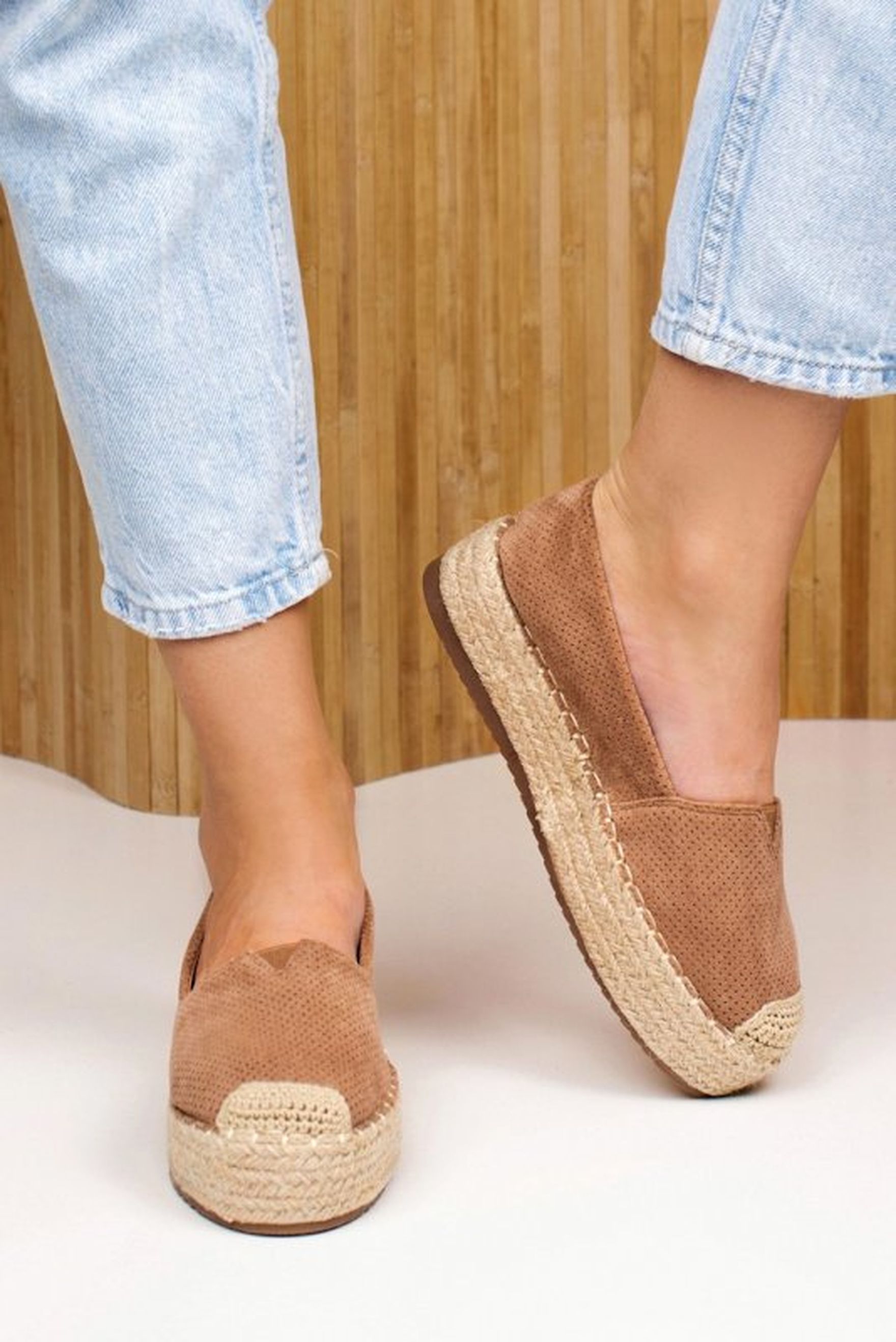 Espadryle damskie TORMINA BROWN