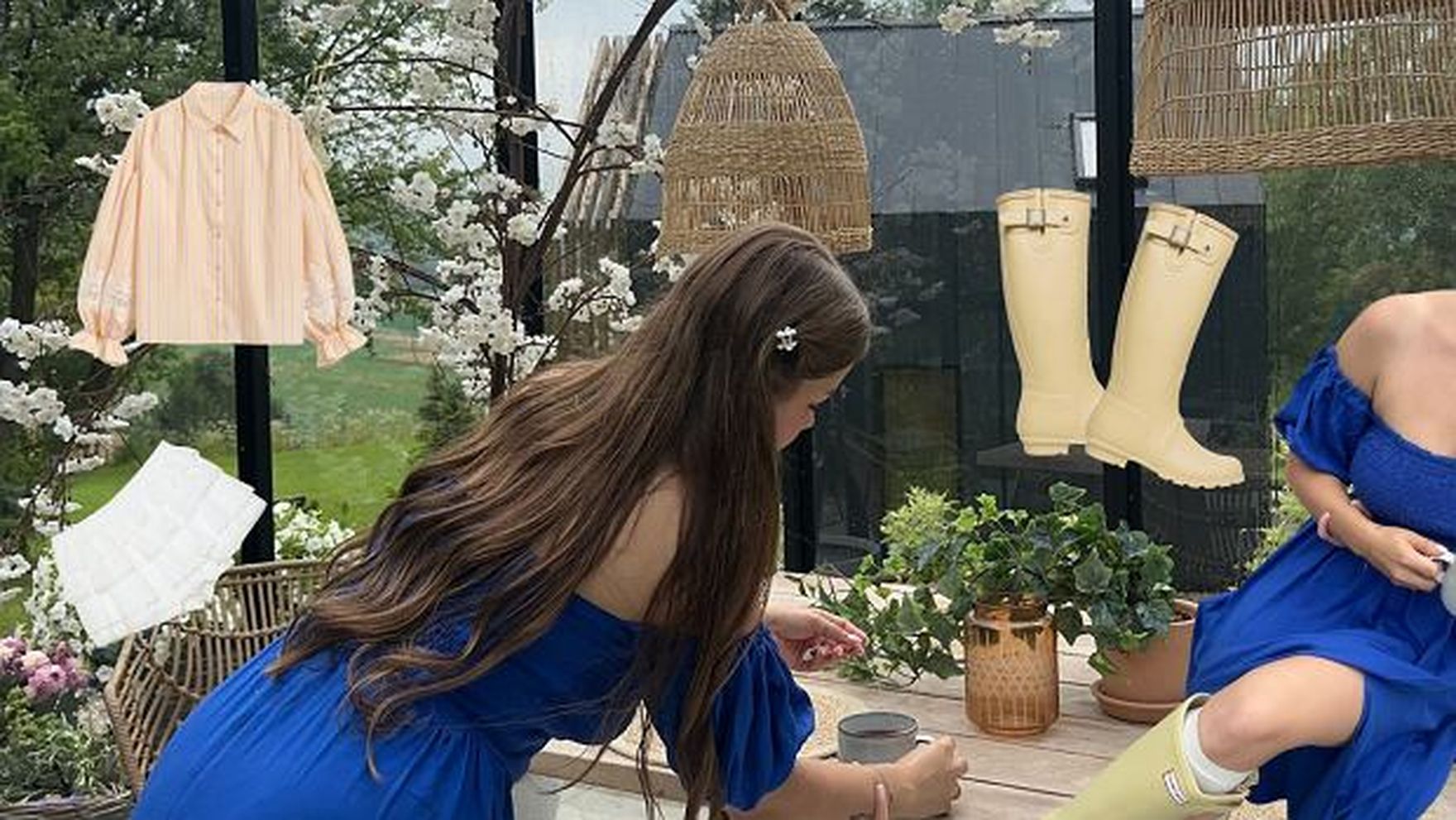 Kalosze w stylu cottagecore - 3 stylizacje, które nosiłam na podkarpackiej wsi