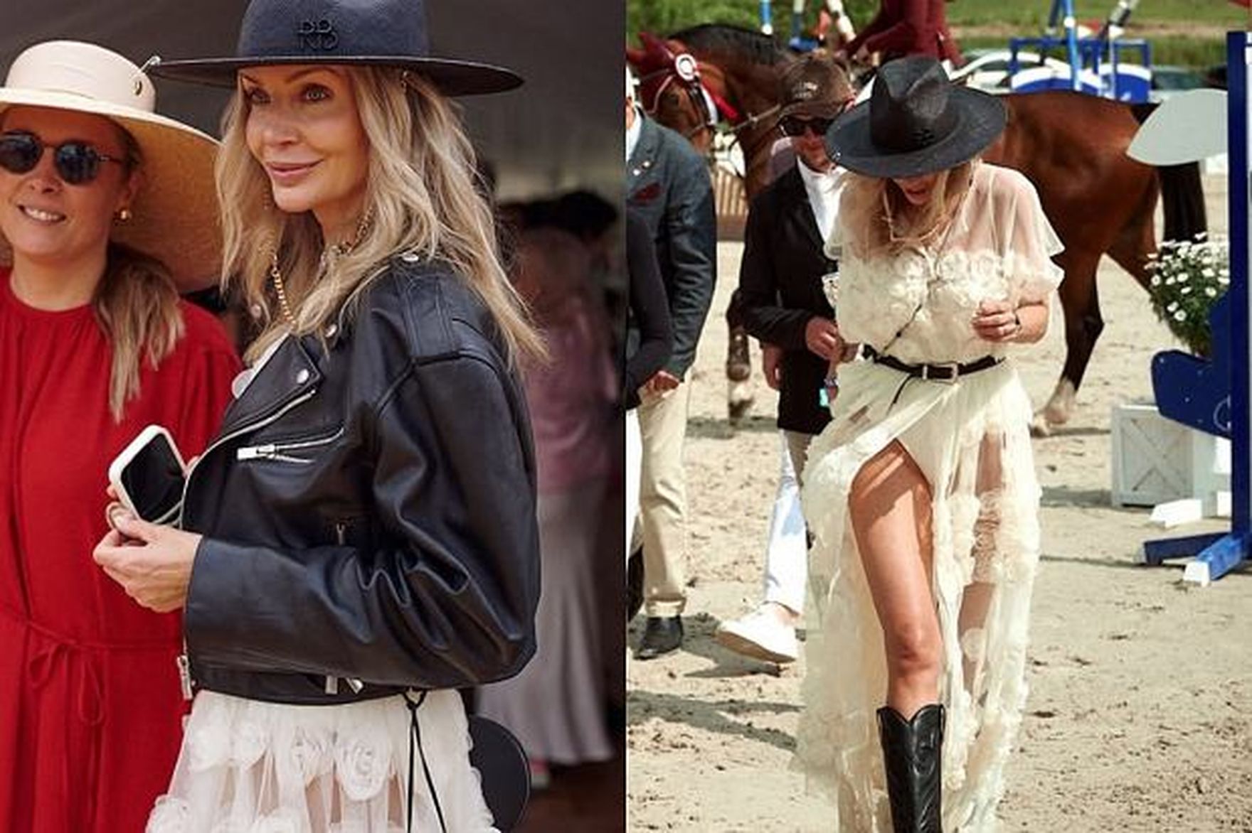 Agnieszka Woźniak-Starak połączyła boho z surową modą motocyklową. To trend, który będziemy nosić latem!
