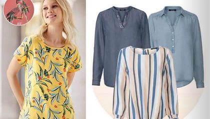 Bluzki z Lidla - TOP 12 modeli na wiosnę. Model z bawełny w roślinne printy kupisz za 24,99 zł!