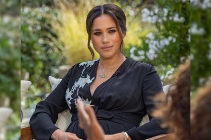 Meghan Markle u Oprah Winfrey w bajecznie drogiej sukience! Wybór kreacji był nieprzypadkowy